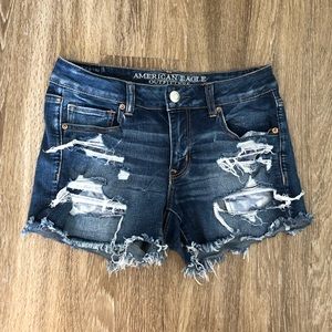 denim shorts